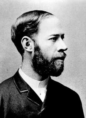 Heinrich Hertz forschte und lehrte zwischen 1885 und 1889 in Karlsruhe (Foto: KIT). 