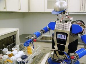Hilft in der Küche: der am KIT entwickelte Humanoide Roboter ARMAR. (Foto: Tamim Asfour, KIT)