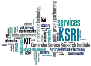 Services are in the focus of research and education at KSRI. (Graphics: KSRI)