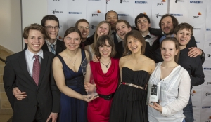 Bestes deutsches AIESEC-Lokalkomitee: Anfang des Jahres erhielt die Karlsruher Gruppe den „PwC Award“ für herausragende Leistungen (Foto: Hauke Ratki,  AIESEC Deutschland) 