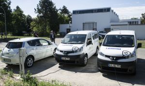 Mit dem Dienstverkehr bei Siemens und dem Pendlerverkehr bei Michelin kommt RheinMobil zurzeit pro Fahrzeug auf durchschnittlich 3.000 elektrisch gefahrene Kilometer im Monat (Foto: Markus Breig, KIT)