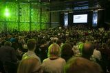 Start ins Studium: Das KIT heißt seine Erstsemester wieder mit einer Feier in der Schwarzwaldhalle willkommen (Foto: Markus Breig, KIT)