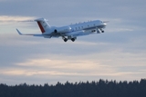 Ziel der Messkampagne mit dem Forschungsflugzeug HALO ist die arktische Tropopausenregion (Foto: Andreas Minikin, DLR) 