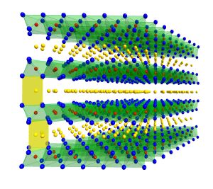 Schematische Struktur der hergestellten Schichtoxide. (Abbildung: KIT/HIU)