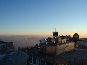 Observatorium des KIT auf dem Zugspitze-Gipfel (Foto: Hannes Vogelmann, KIT)