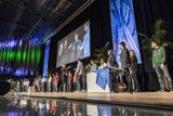Erstsemesterbegrüßung in der Schwarzwaldhalle – das traditionelle „Ersti-Quiz“ steht auch in diesem Jahr auf dem Programm (Foto: Markus Breig, KIT)