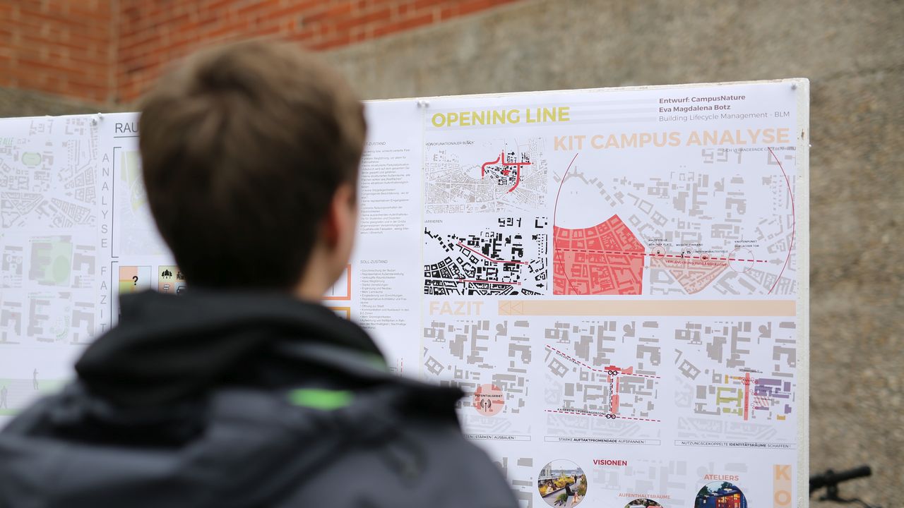 Auf dem Weg zum nachhaltigen Campus: Der KIT-Masterplan 2030 nimmt Energieversorgung, Mobilität und die bauliche Infrastruktur in den Blick. (Foto: KIT)