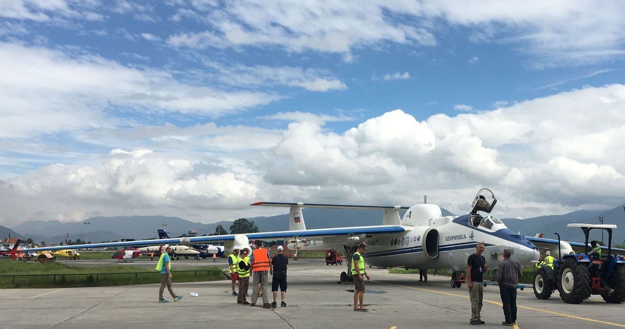 The Geophysica high-altitude aircraft will take the researchers up into the “highest levels” of the monsoon. (Photo: Christof Piesch, KIT)