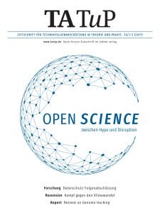 Latest issue of TATuP on Open Science (in German only). 