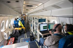 In flight and field surveys, the scientists examined the development and distribution of particulate matter over West Africa (Photo: Sébastien Chastanet)