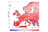 Das neue System kann regionale Klimaprognosen für Europa treffen und zum Beispiel die Entwicklung der Bodenerwärmung für bis zu zehn Jahre anzeigen (Bild: Hendrik Feldmann, KIT)  