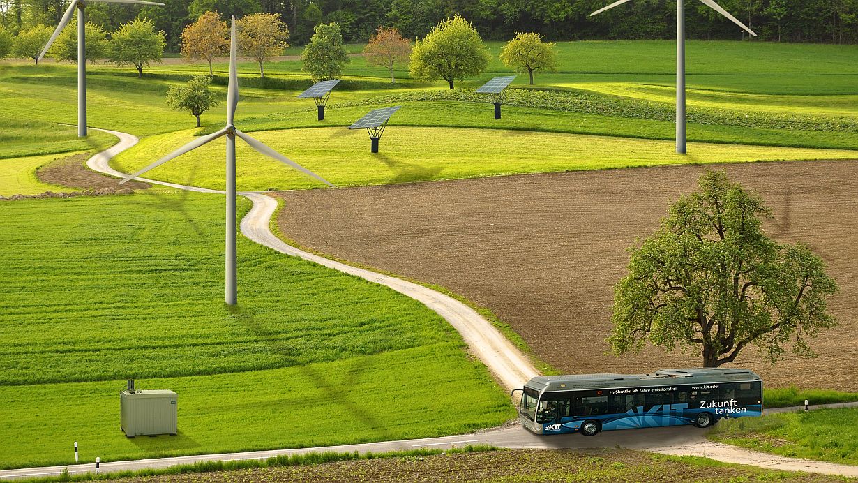 Grüner Wasserstoff ist ein Hoffnungsträger für die Energiewende. Entscheidend für den erfolgreichen Einsatz ist das detaillierte Verständnis der Prozesse bei seiner Herstellung. (Foto: Pascal Armbruster, KIT) 