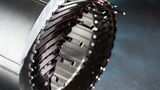 Stator mit Hairpin-Wicklung aus der Pilotphase des Forschungsvorhabens AgiloDrive am KIT. (Foto: Markus Breig, KIT)