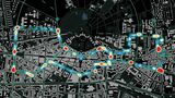 Researchers from KIT are measuring and visualizing where cyclists are feeling uncomfortable in city traffic. (Figure: Urban Emotions, KIT)