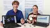 Mit einem „Hochwasserwarnsystem“ haben sich Niklas Ruf und Jana Spiller für den Landeswettbewerb qualifiziert.