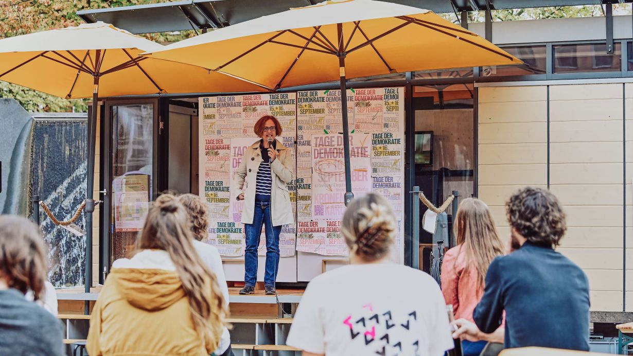 Freiheit, Mündigkeit, Beteiligung: Vom 13. bis 15. September veranstaltet das KIT „Tage der Demokratie“. (Foto: Daryoush Djavadi, TRIANGEL) 