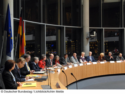 The Committee on Petitions of the German Federal Parliament during public discussion