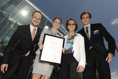 KIT-Studierende gewinnen den Postbank Finance Award