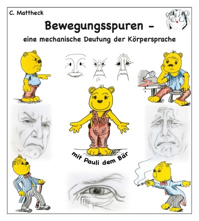 Die Titelseite des Buches „Bewegungsspuren“ ist fast eine Inhaltsübersicht. (Foto: Forschungszentrum Karlsruhe)